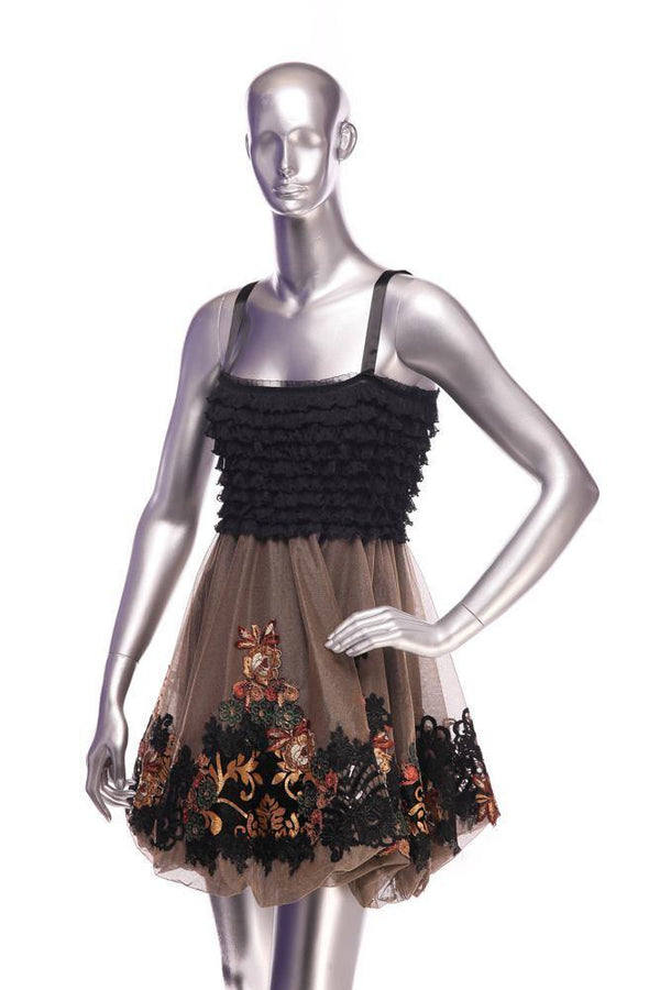 Rochie tull cu aplicatii  Liza Panait Liza Panait Online Boutique